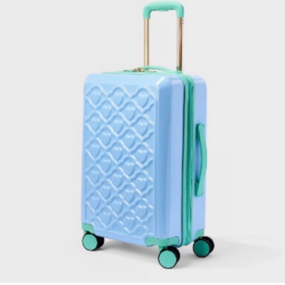 Roller Rabbit X Target - Light Blue Carry-On Suitcase with Mint Accents